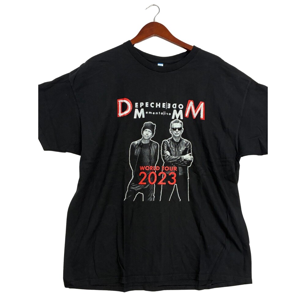 Depeche Mode Memento Mori World Tour 2023 T Shirt XXL Black Double Sided